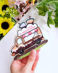 Acrylic Note Holder - Lil's Boba Truck - SumLilThings