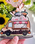 Acrylic Note Holder - Lil's Boba Truck - SumLilThings