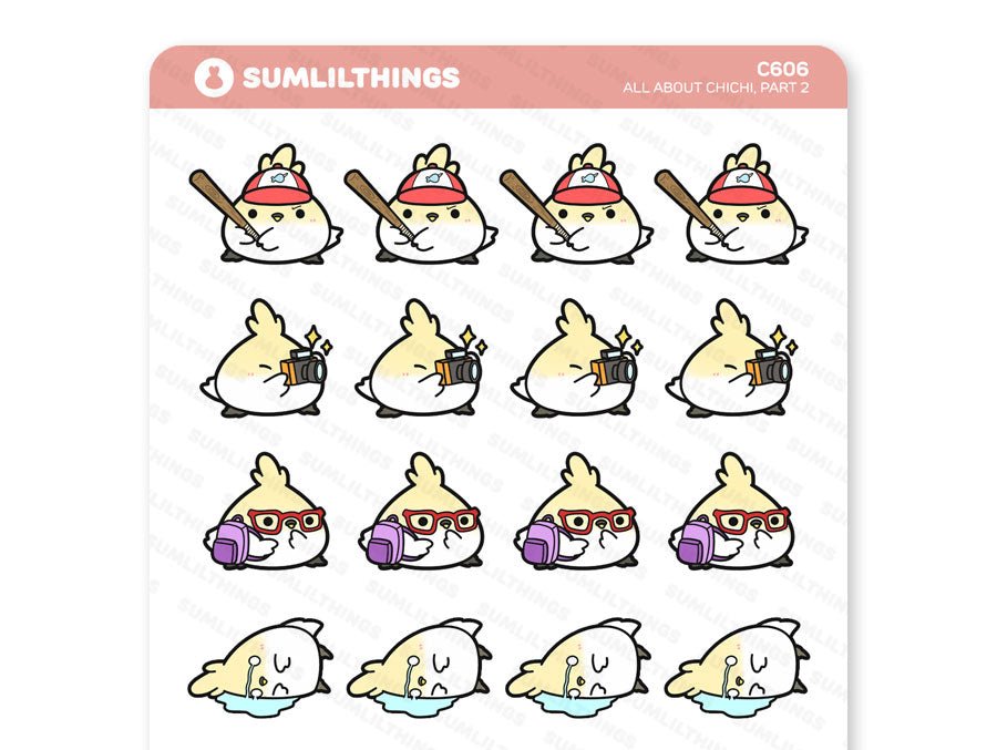 All About Chichi Part 2 Stickers - SumLilThings