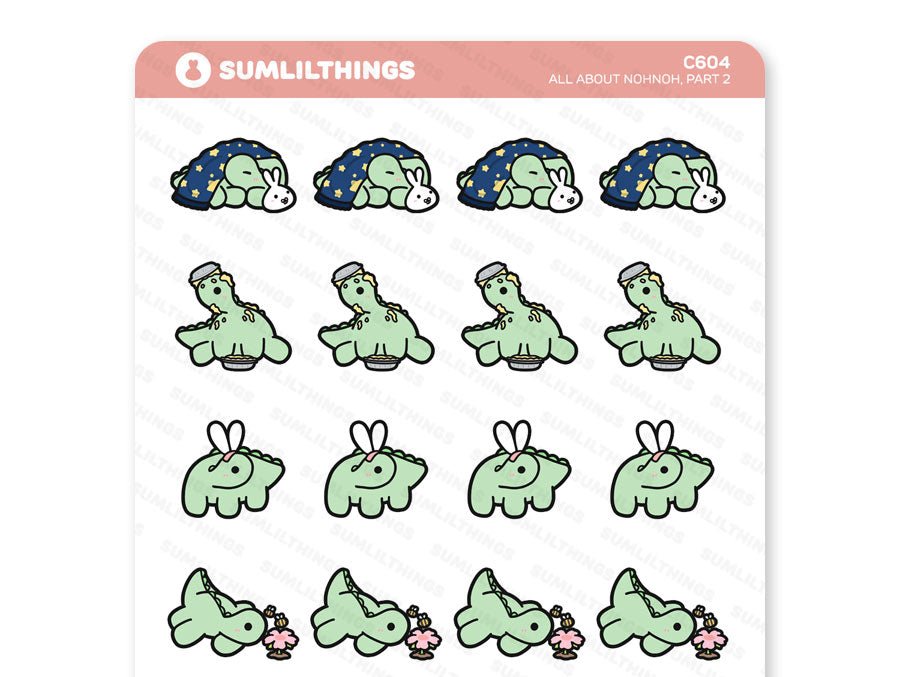 All About Nohnoh Part 2 Stickers - SumLilThings