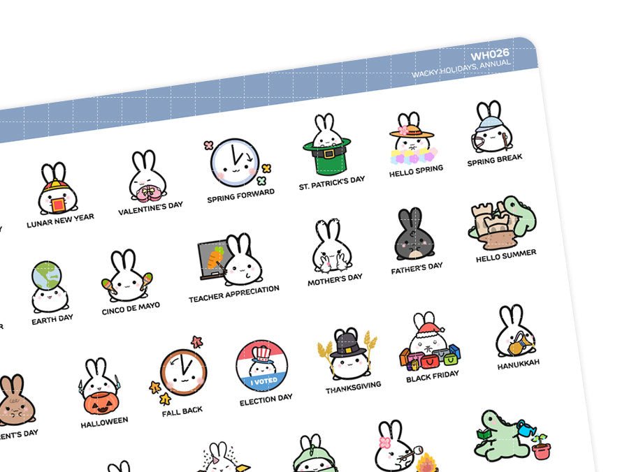 Annual Holidays Stickers - SumLilThings