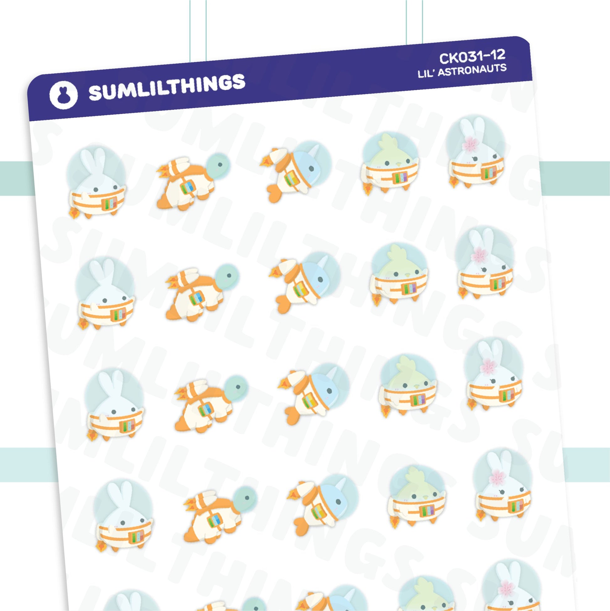 Astronauts Stickers - SumLilThings