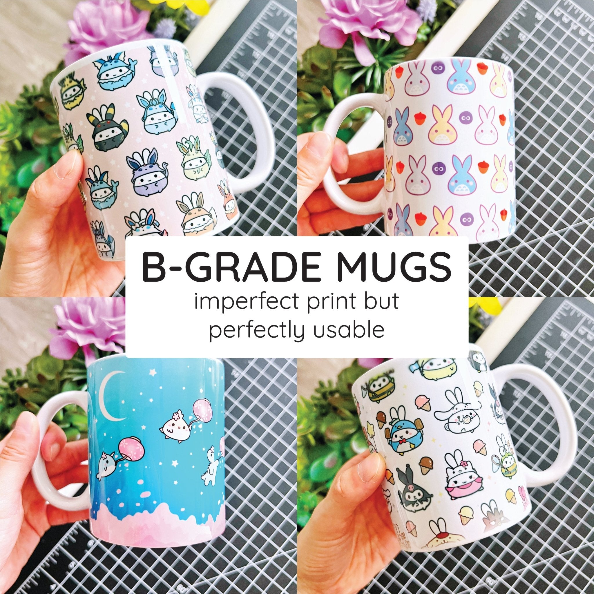 B-Grade Ceramic Mugs (READ DESCRIPTION) - SumLilThings