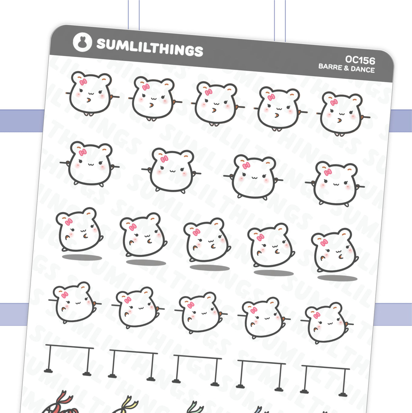 Barre & Dance Stickers - SumLilThings