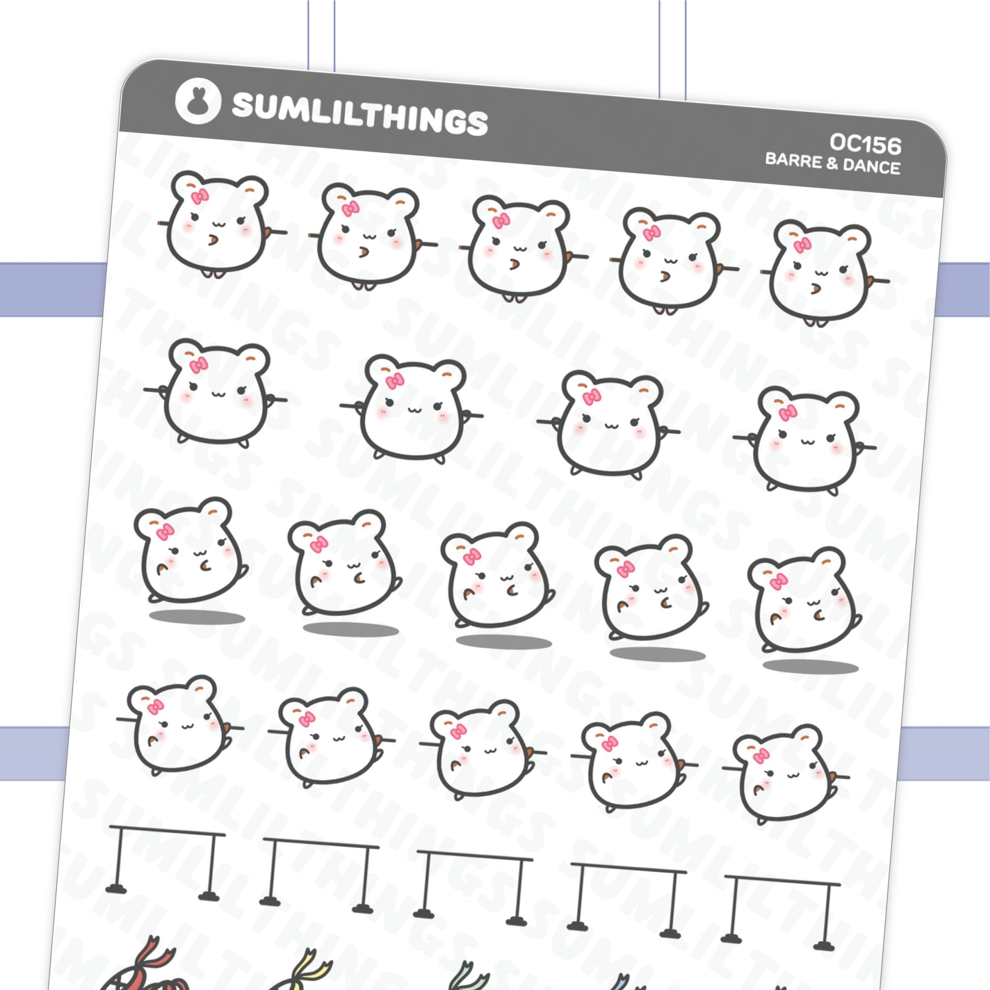 Barre & Dance Stickers - SumLilThings