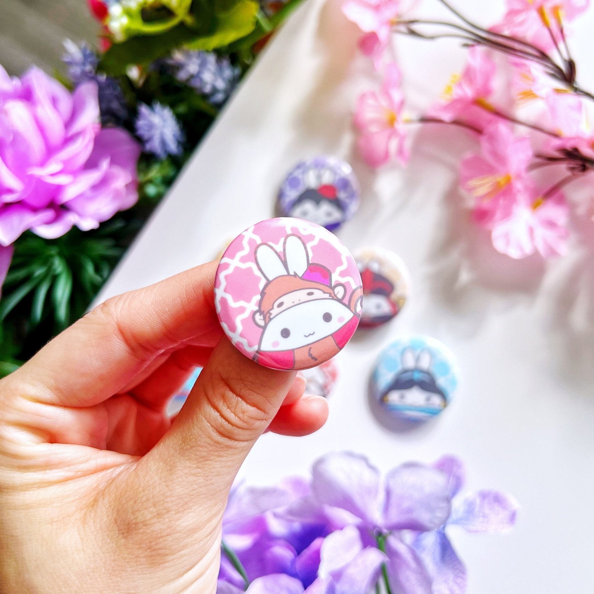 Button Pin - Lil&#39; Magic Lamp (7 Designs Available) - SumLilThings