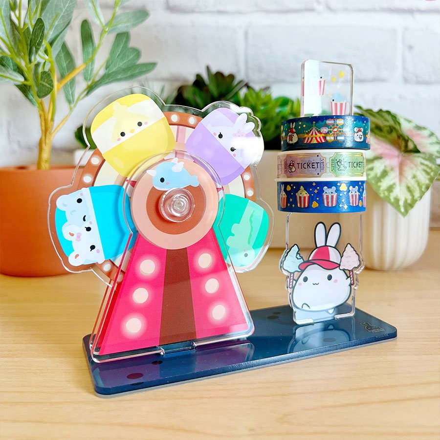 Carnival Night with Spinning Ferris Wheel Washi Tower® - SumLilThings