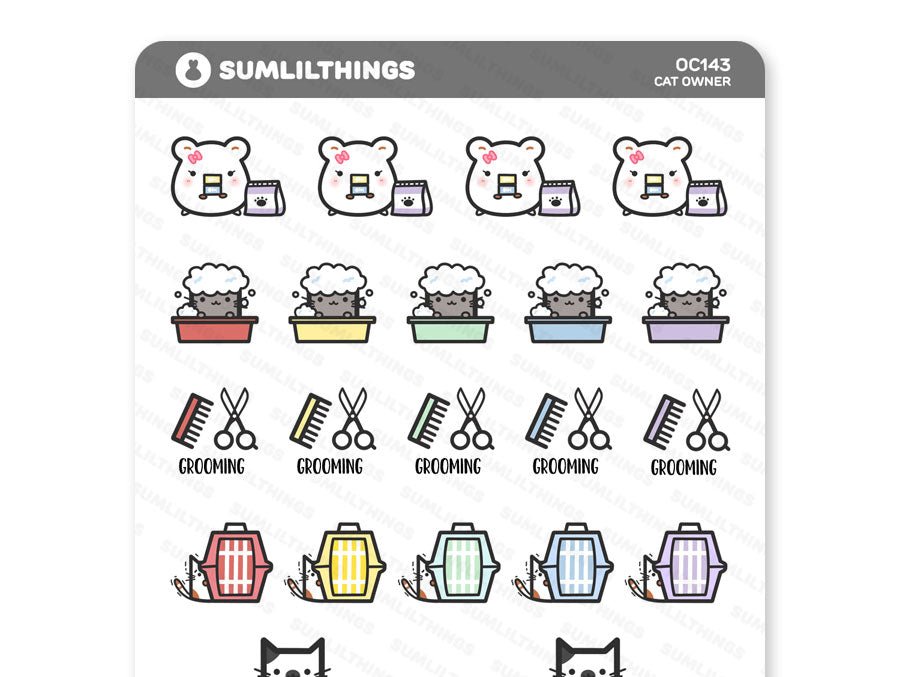 Cat Owner Stickers - SumLilThings