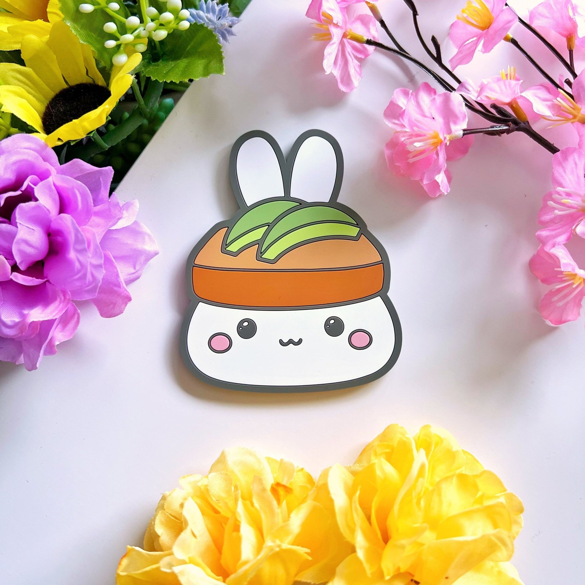 Coaster - Spam Musubi with Avocado (PVC) - SumLilThings