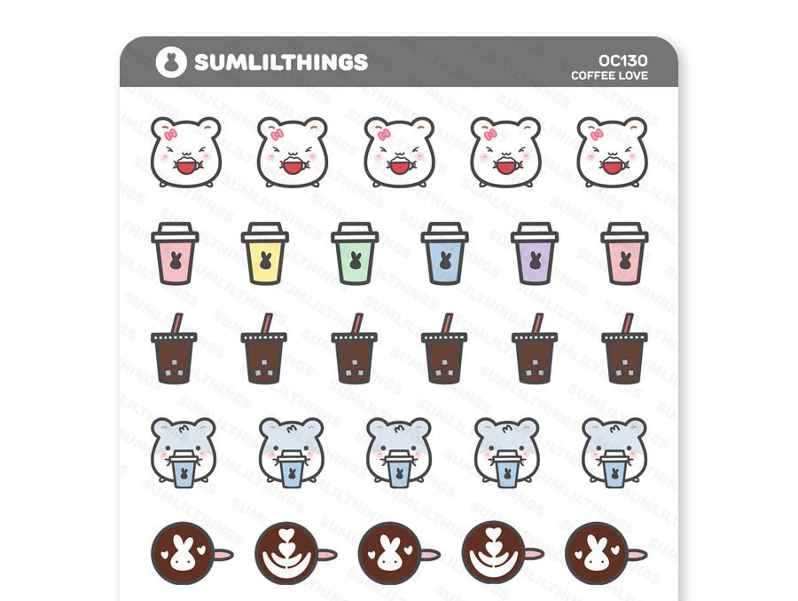 Coffee Love Stickers - SumLilThings