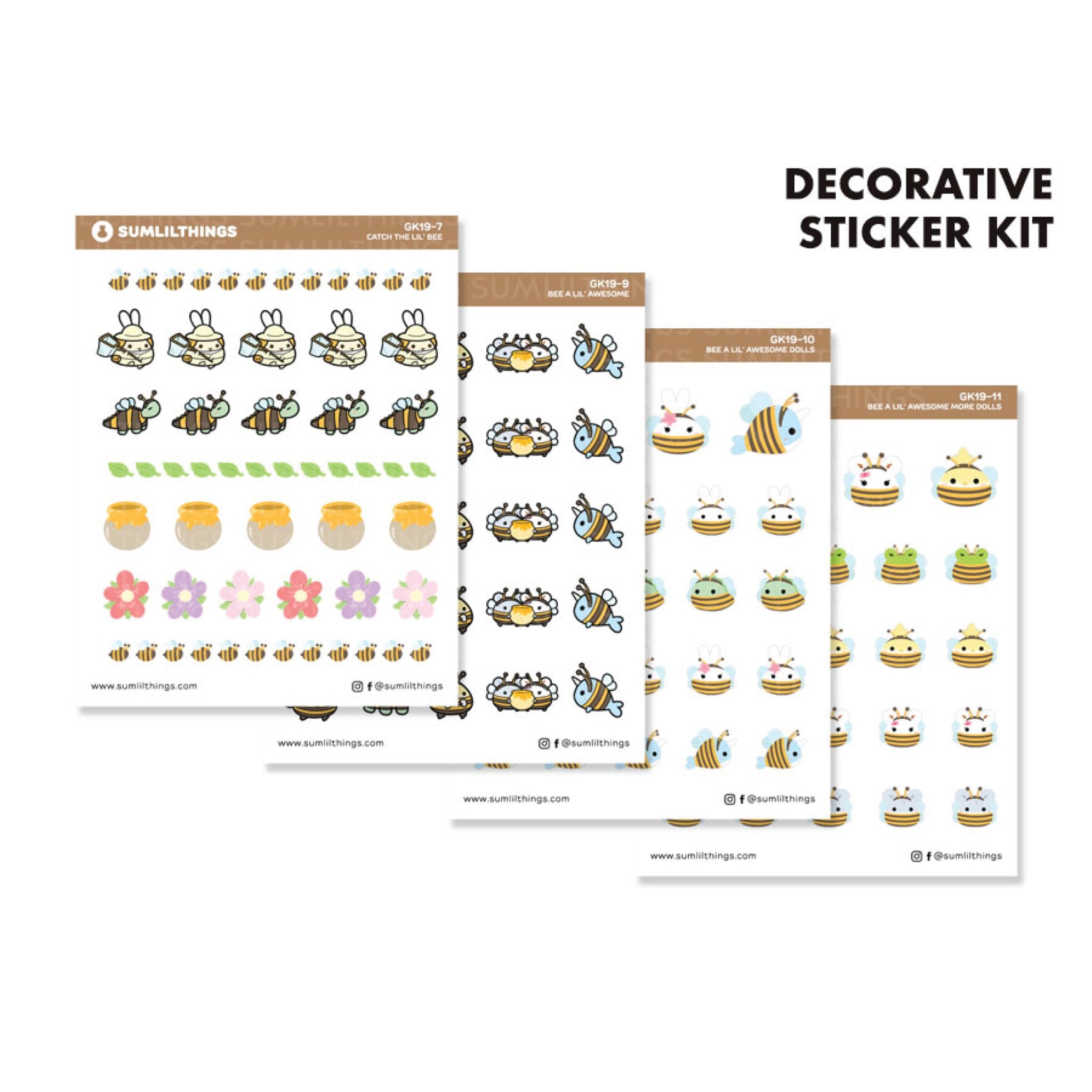 Decorative Kit - Bee Awesome (4 Pages) - SumLilThings