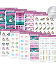 Decorative Kit - Crystal Wonders (10 Pages) - Holo Foil - SumLilThings