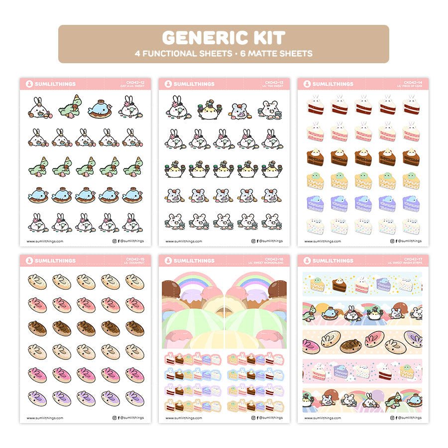 Decorative Kit - Just A Lil Sweet (10 Pages) - SumLilThings