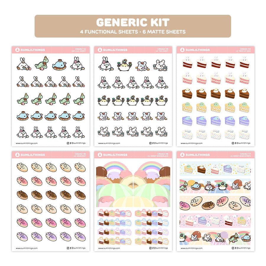 Decorative Kit - Just A Lil Sweet (10 Pages) - SumLilThings