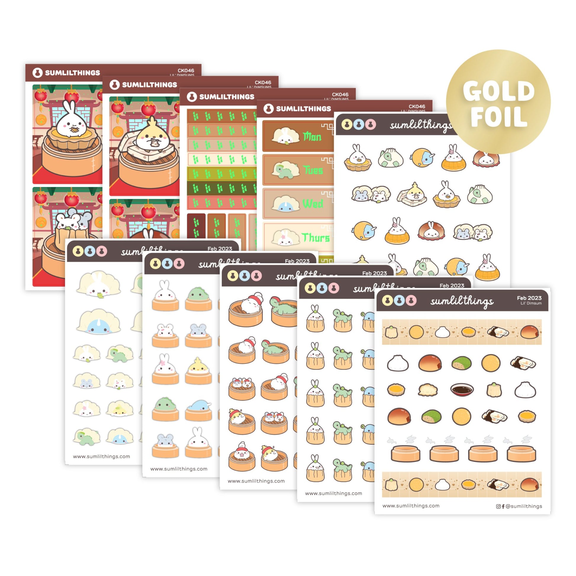 Decorative Kit - Lil' Dimsums (10 Pages) - SumLilThings