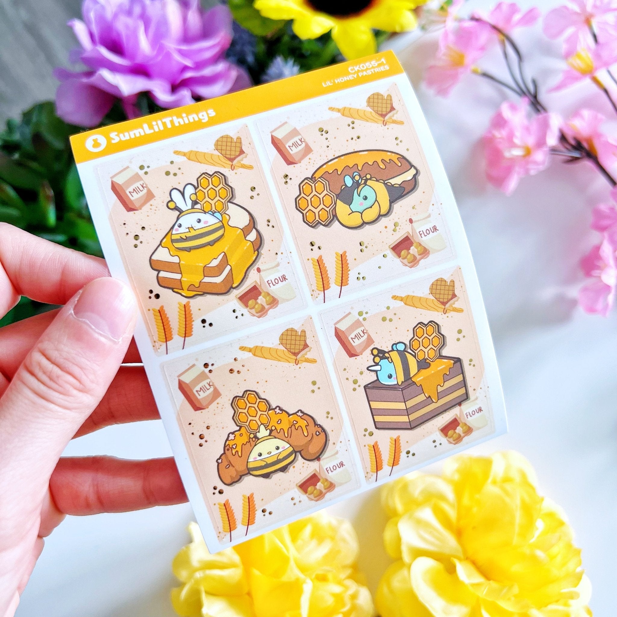 Decorative Kit - Lil&#39; Honey Pastries (10 Pages) - SumLilThings