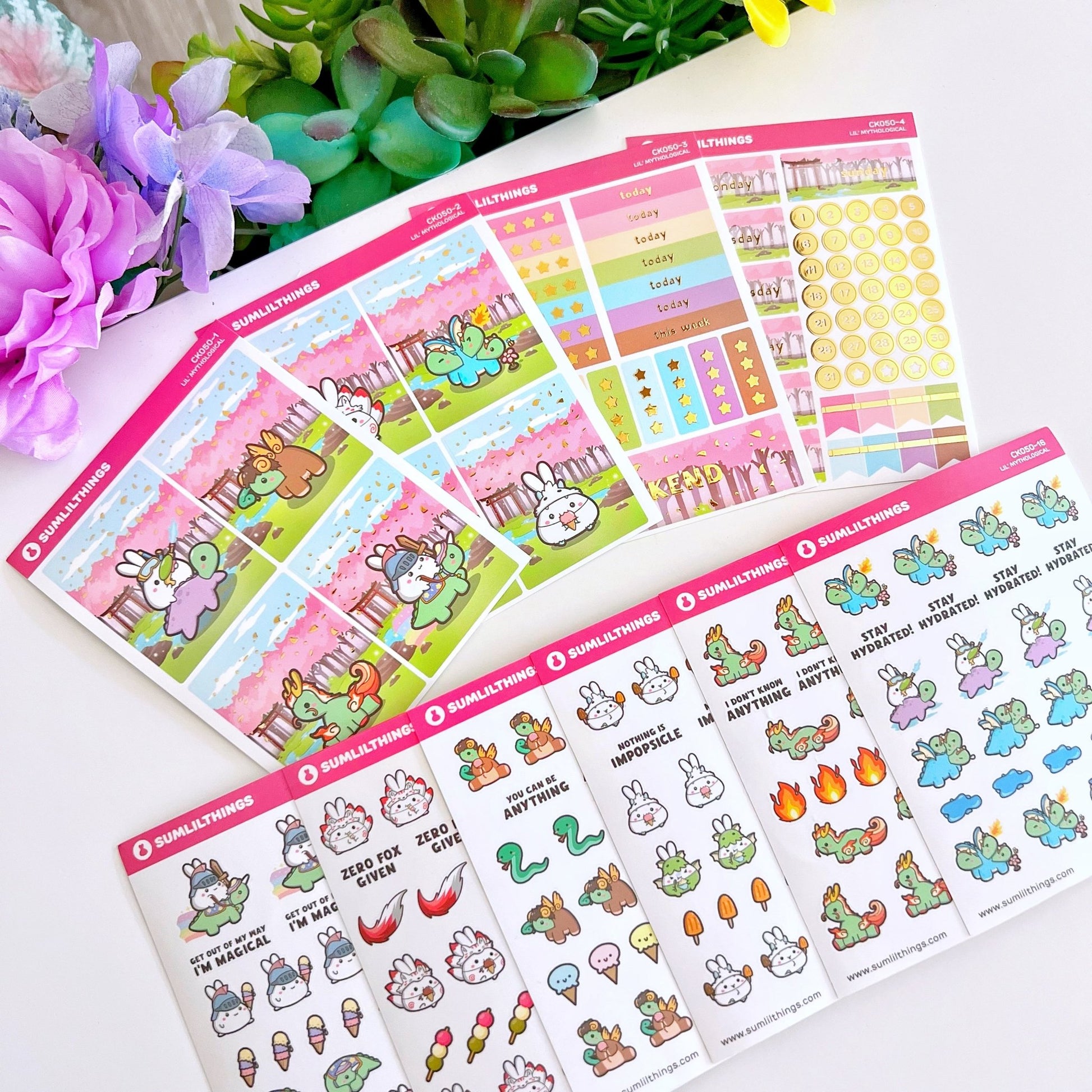 Decorative Kit - Lil' Mythological (10 Pages) - SumLilThings