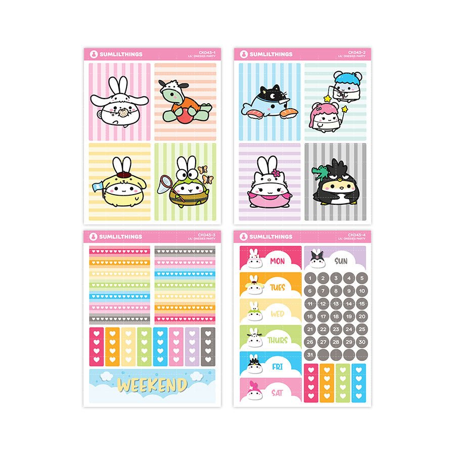 Decorative Kit - Lil' Onesies Party (10 Pages) - SumLilThings