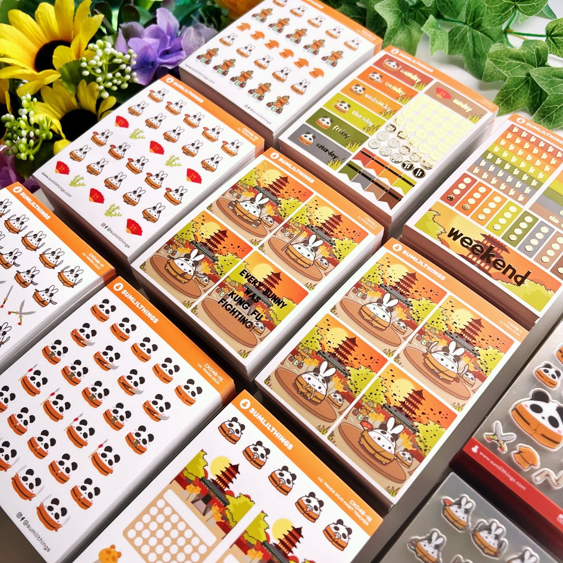 Decorative Kit - Lil' Panda Dojo (10 Pages) - SumLilThings