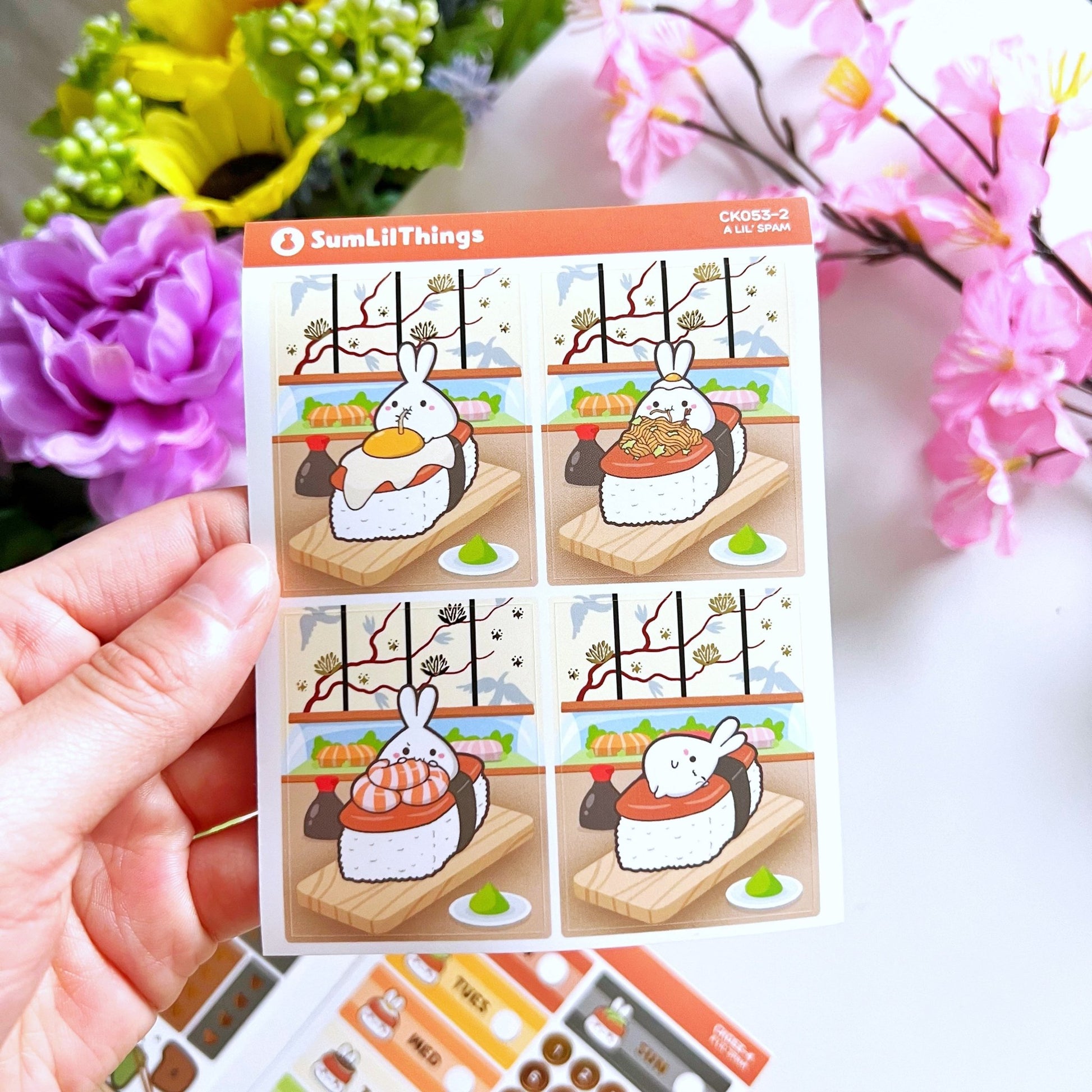 Decorative Kit - Lil' Spam Musubi (10 Pages) - SumLilThings