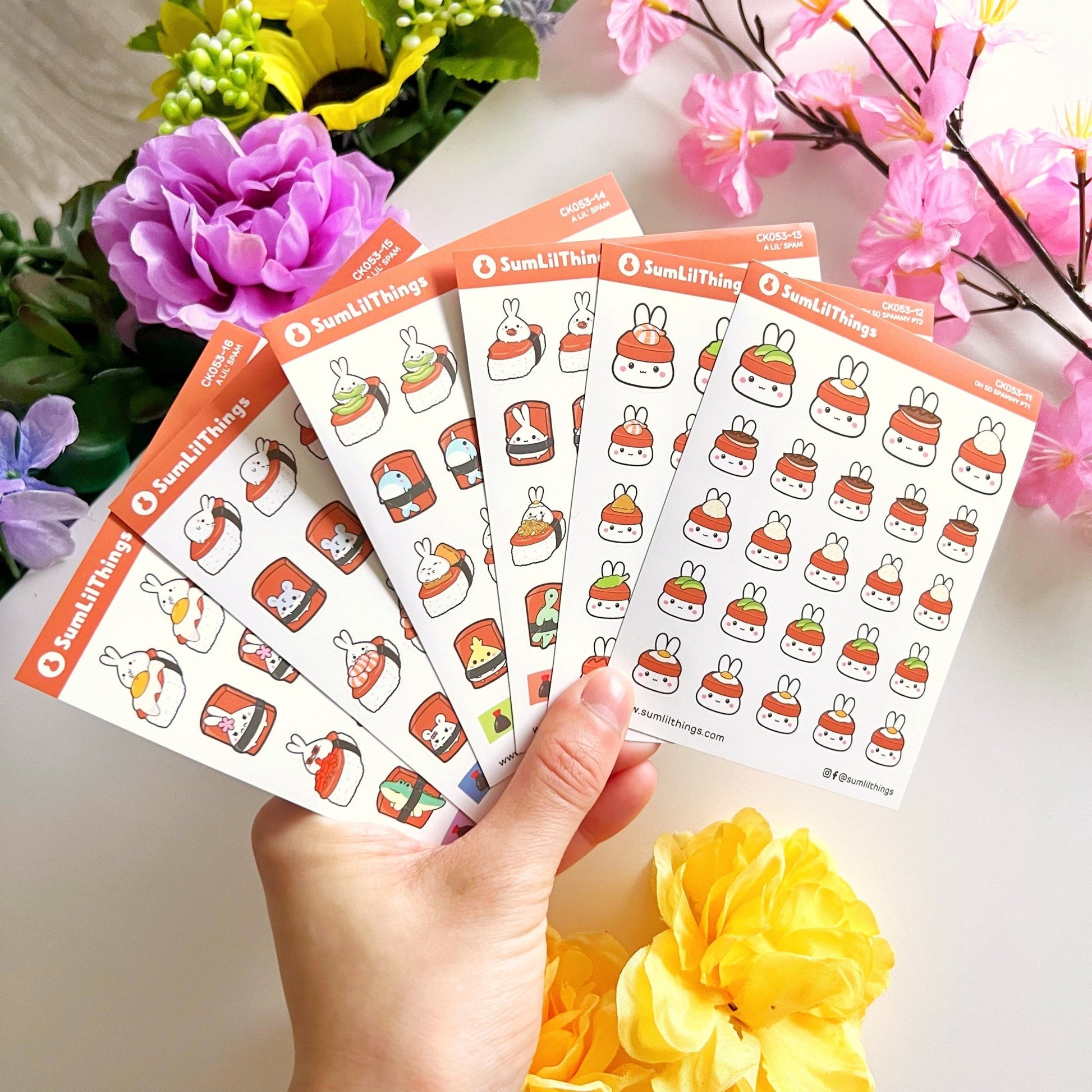 Decorative Kit - Lil' Spam Musubi (10 Pages) - SumLilThings