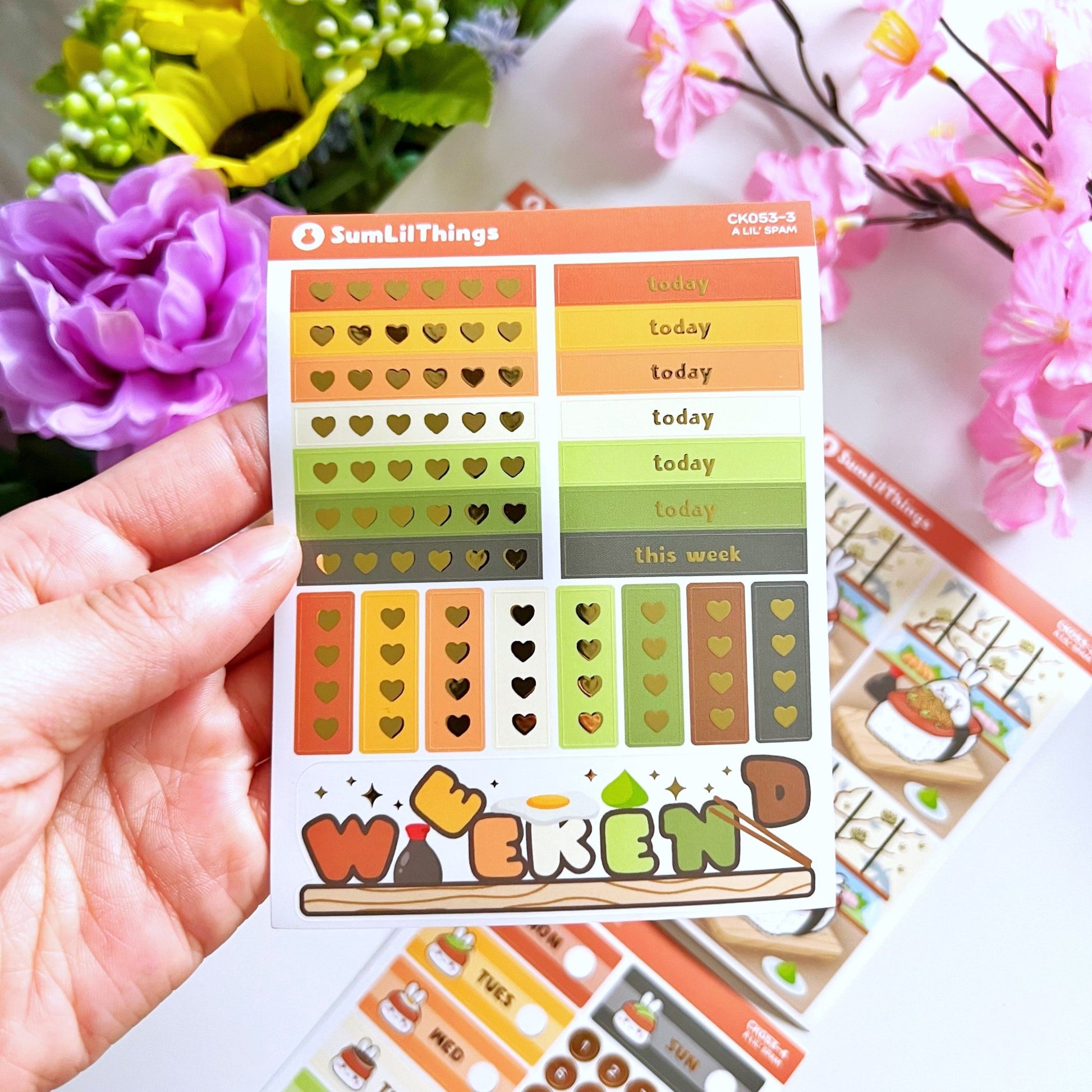 Decorative Kit - Lil' Spam Musubi (10 Pages) - SumLilThings