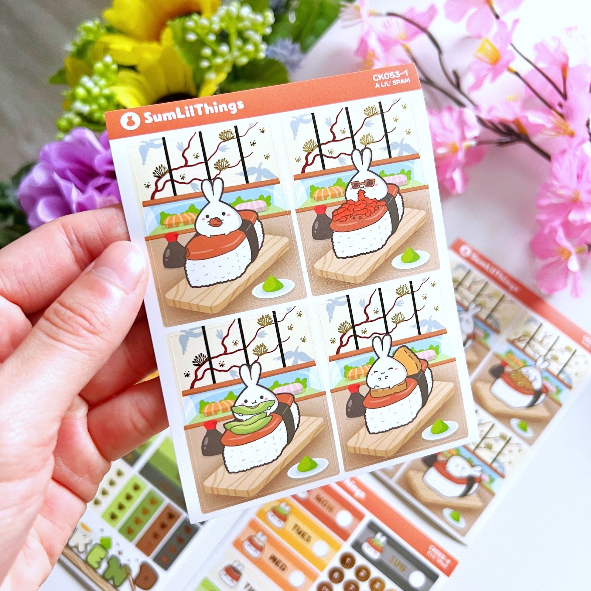 Decorative Kit - Lil' Spam Musubi (10 Pages) - SumLilThings