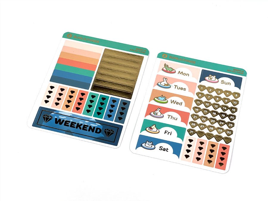 Decorative Kit - SumNohThings (12 Pages) - Gold Foil - SumLilThings