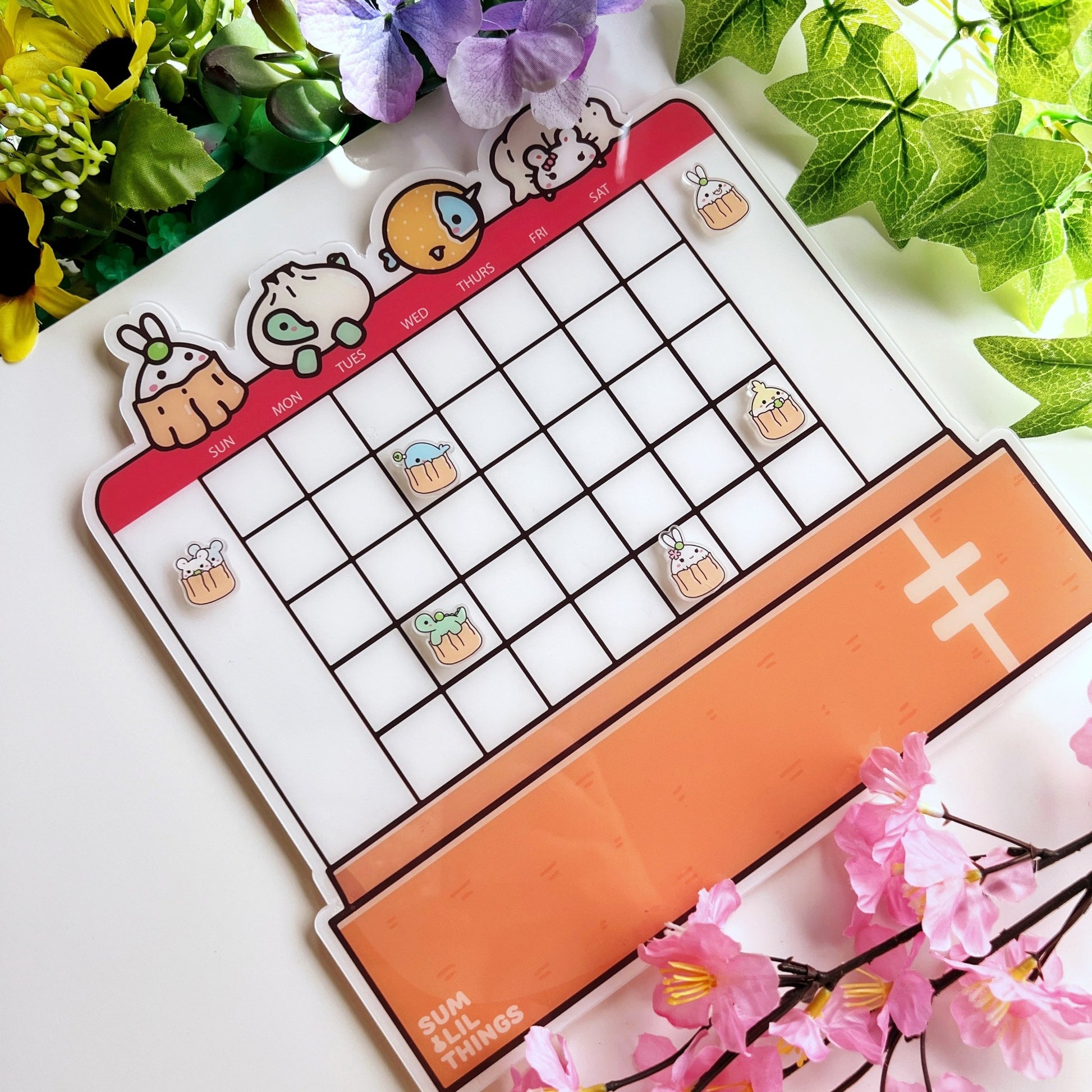 Dimsum Acrylic Desktop Calendar with Magnets - SumLilThings