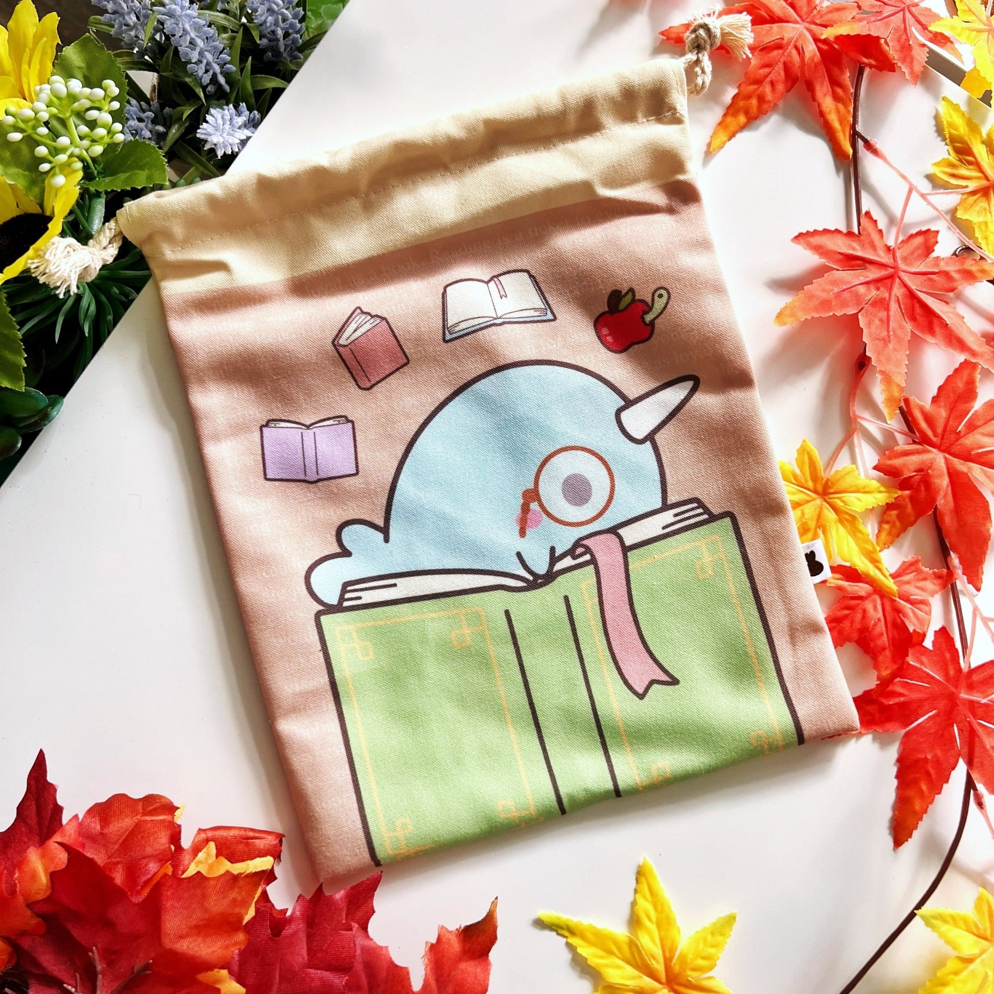 Drawstring Bag - Narnar's Books - SumLilThings