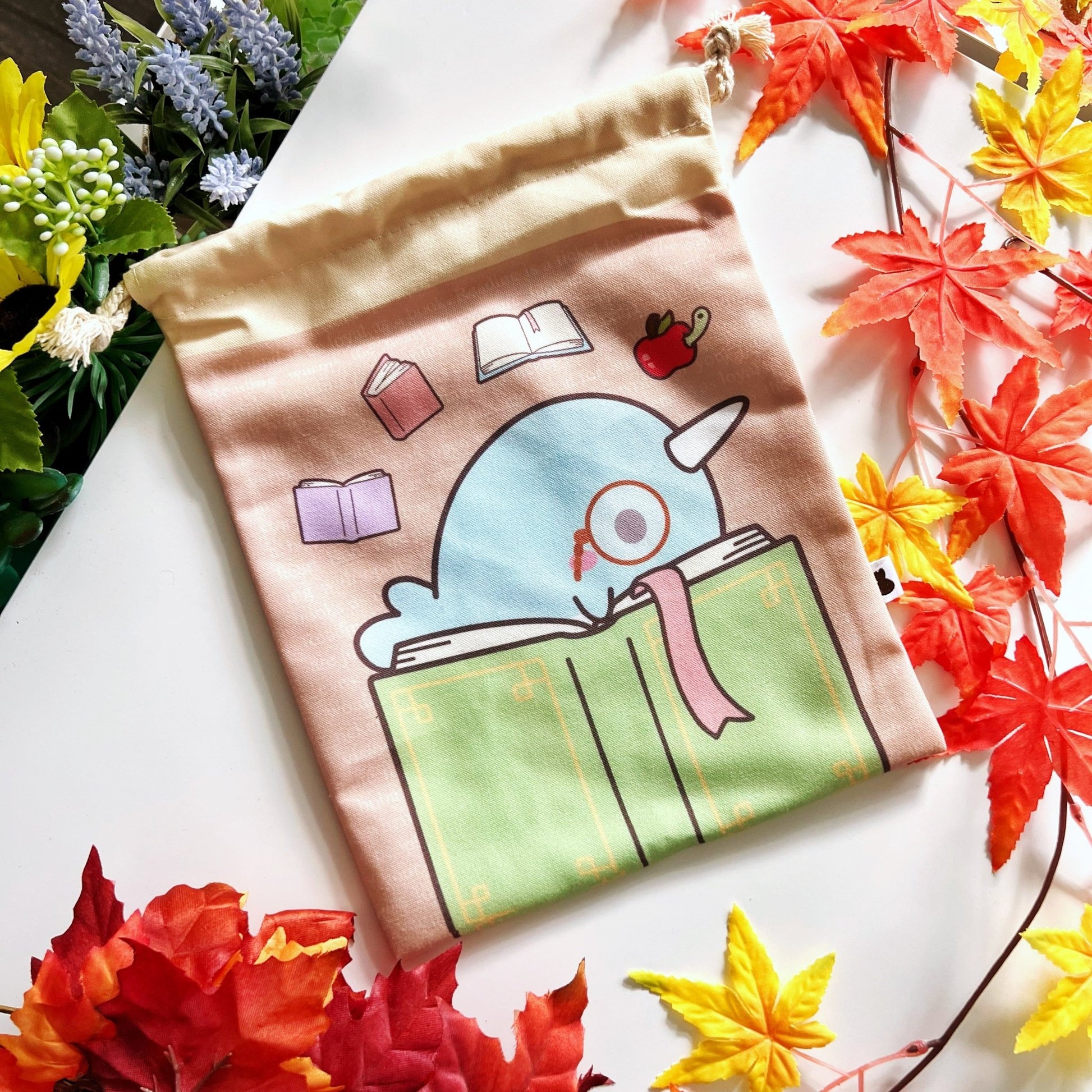 Drawstring Bag - Narnar's Books - SumLilThings