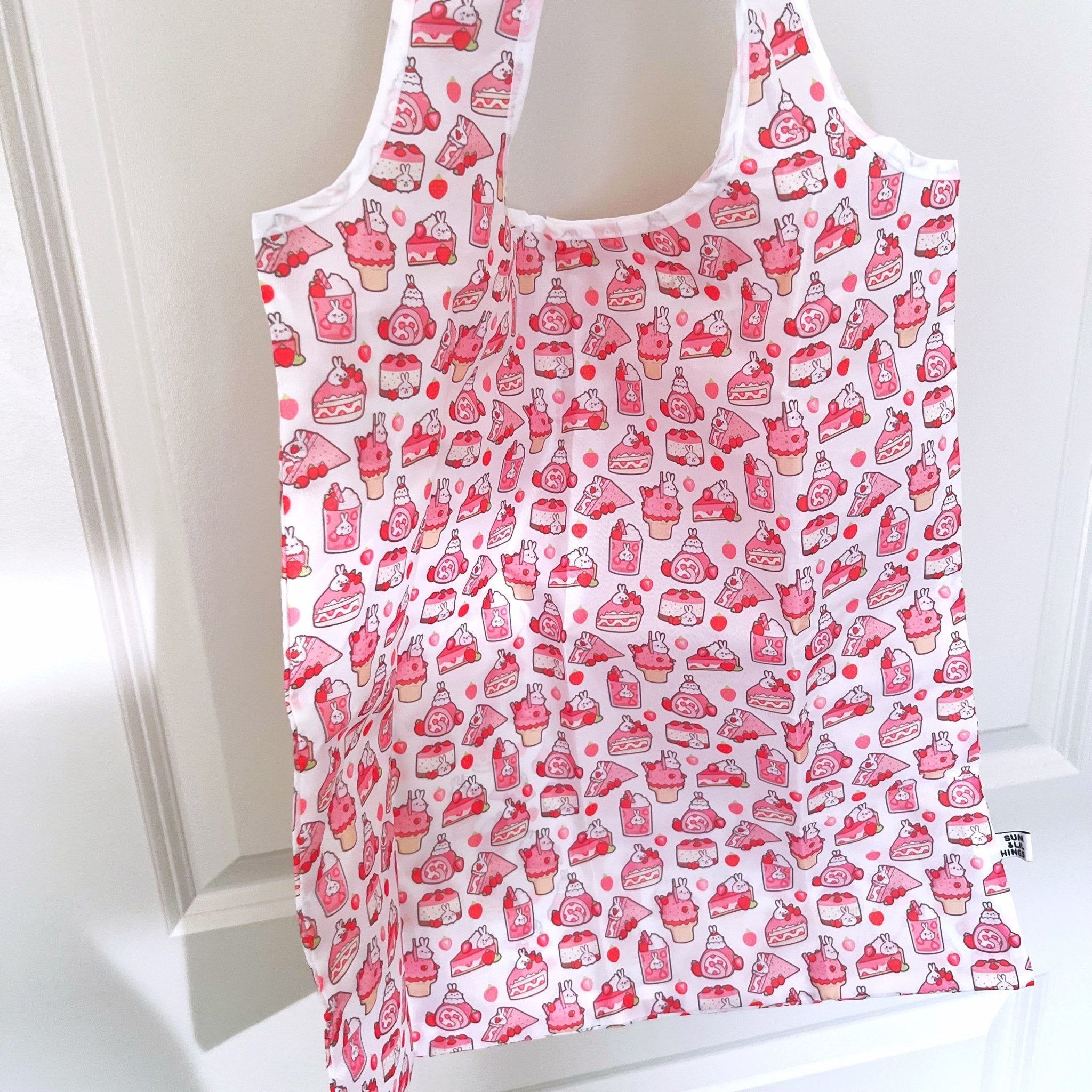 Eco Shopping Bag - Lil' Strawberries - SumLilThings