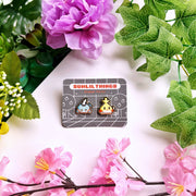 Enamel Pin - 8Bit Misfits (Narnar & Chichi) - SumLilThings