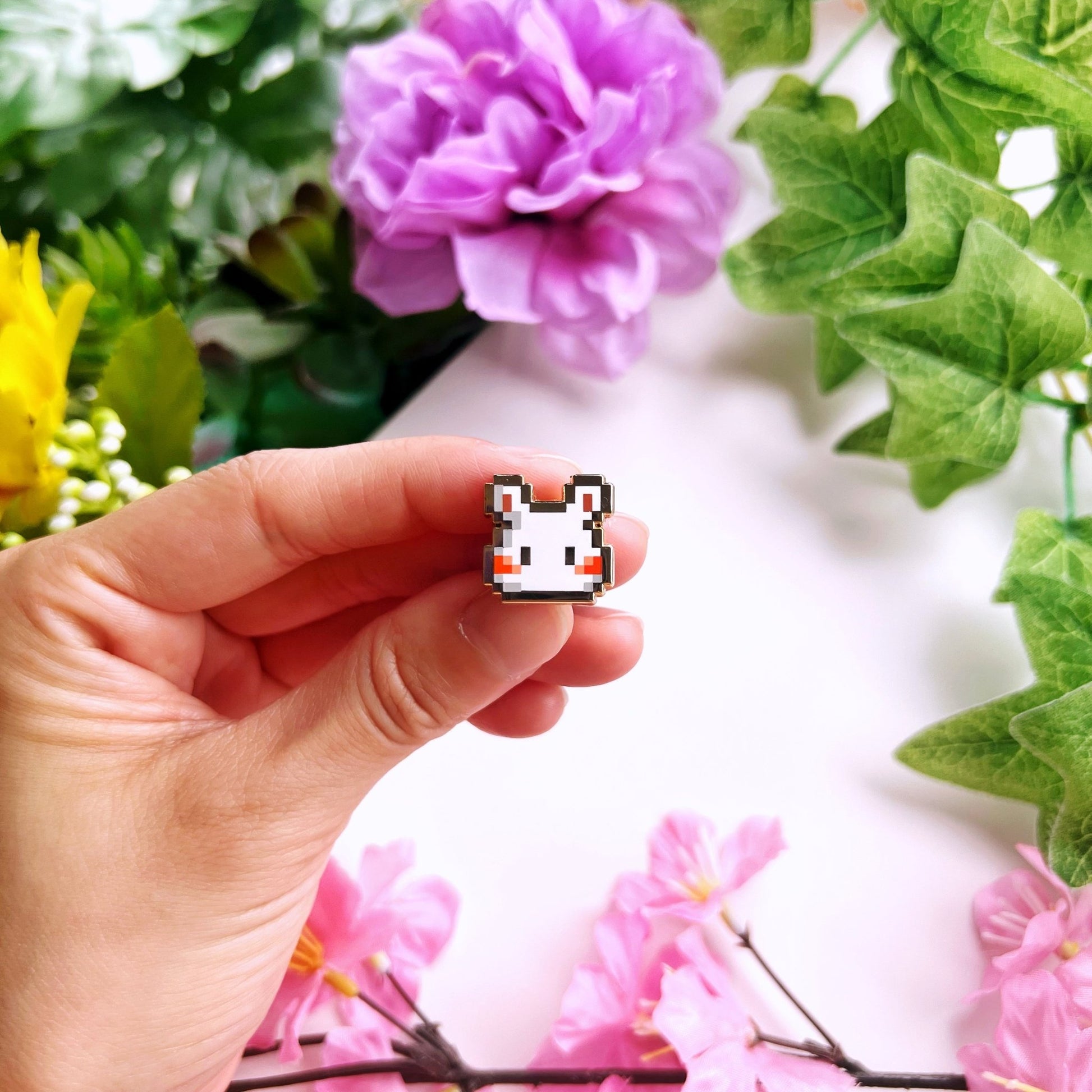 Enamel Pin - 8Bit Misfits (Oatmeal & Cinnamon) - SumLilThings