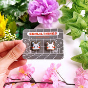 Enamel Pin - 8Bit Misfits (Oatmeal & Cinnamon) - SumLilThings