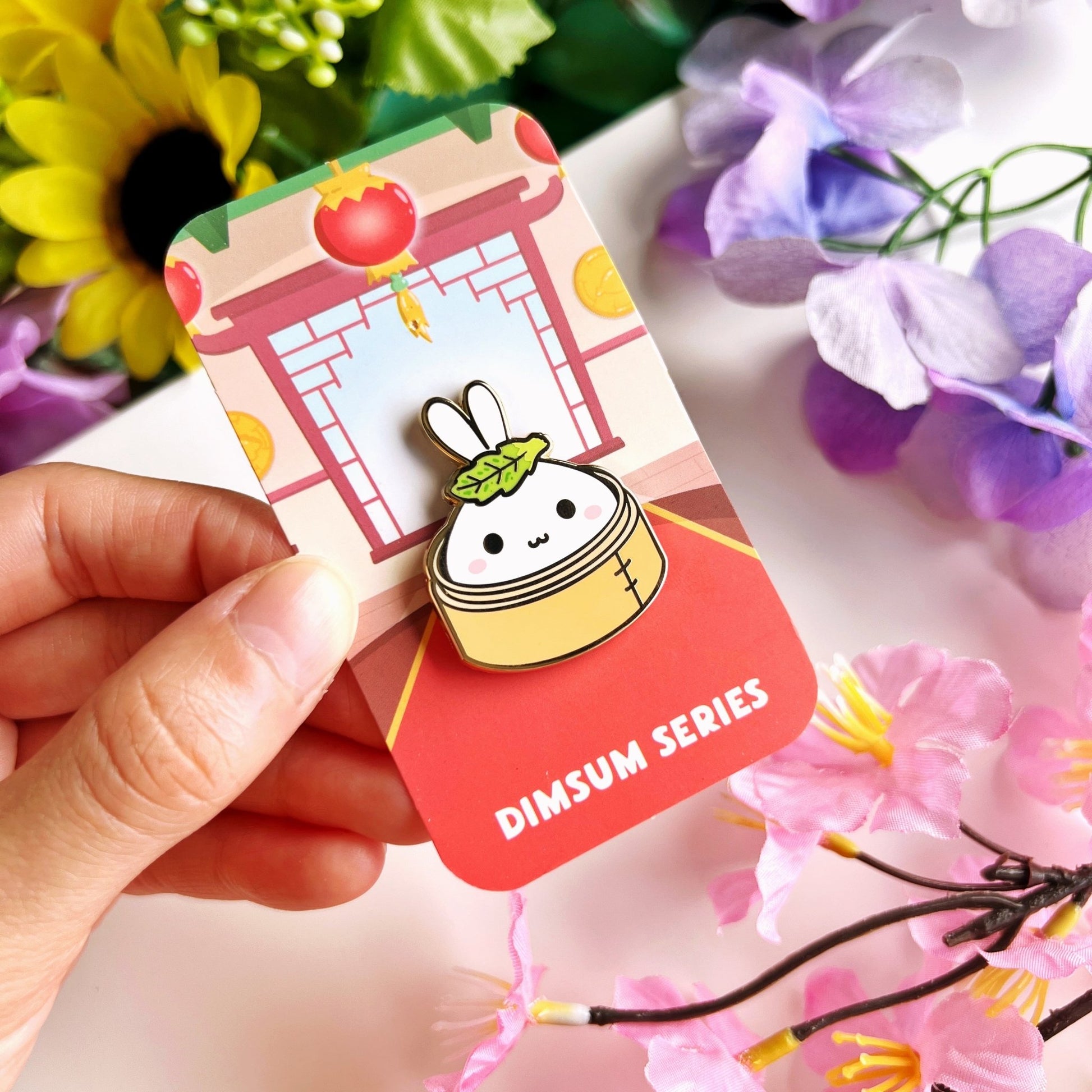 Enamel Pin - Dimsum Lil Steamer - SumLilThings