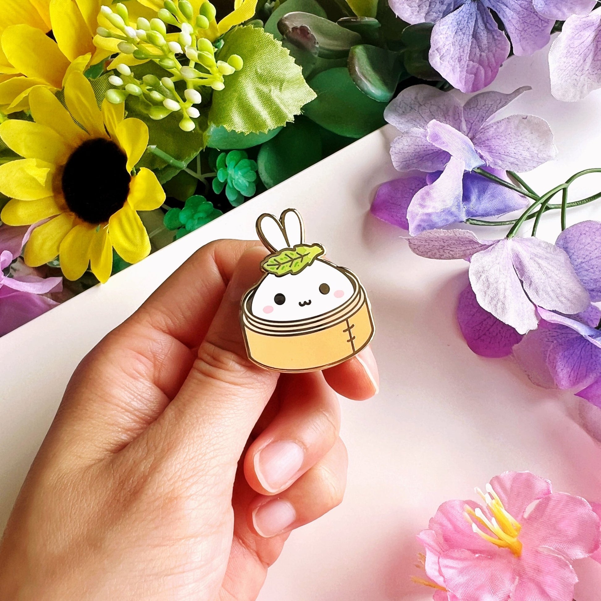 Enamel Pin - Dimsum Lil Steamer - SumLilThings