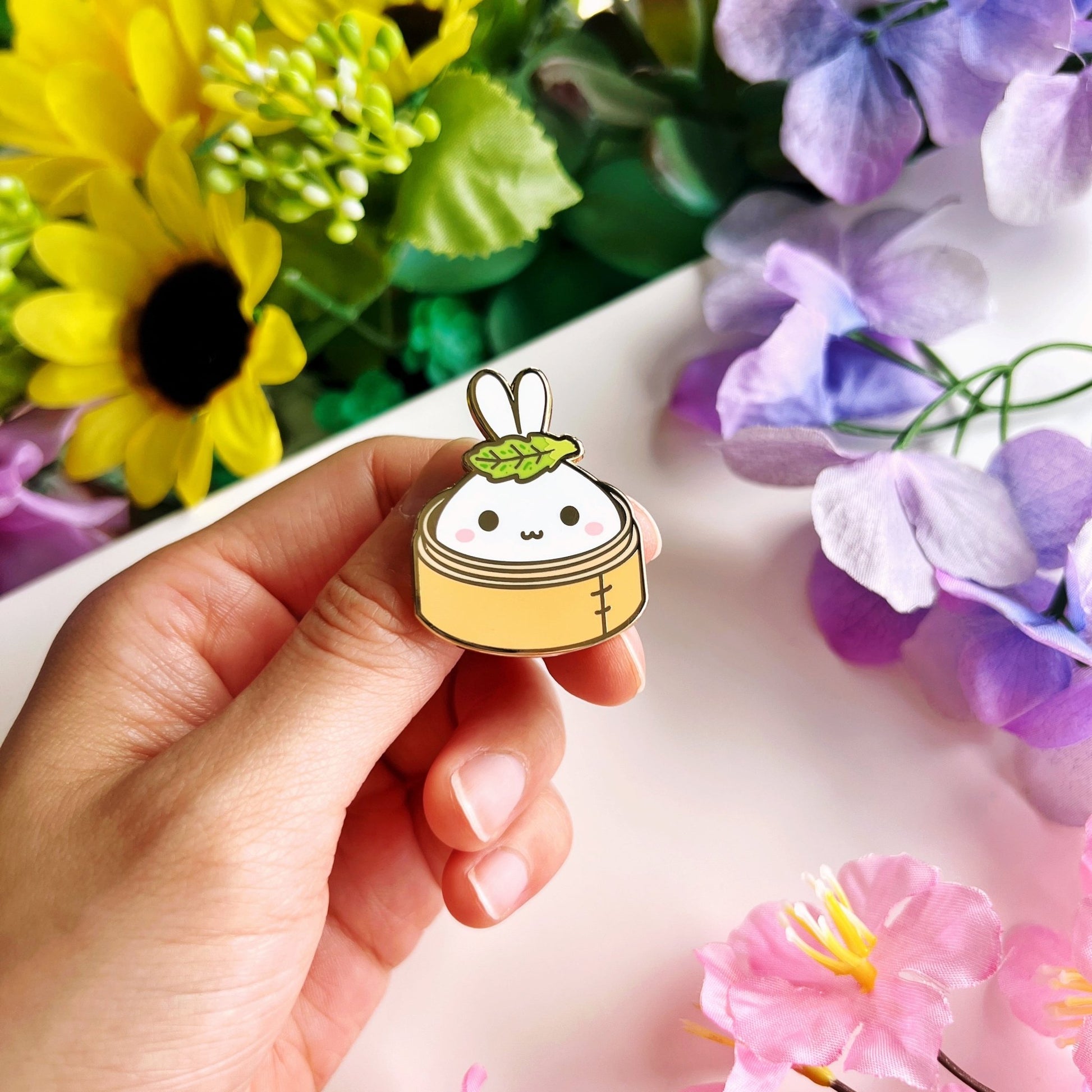 Enamel Pin - Dimsum Lil Steamer - SumLilThings