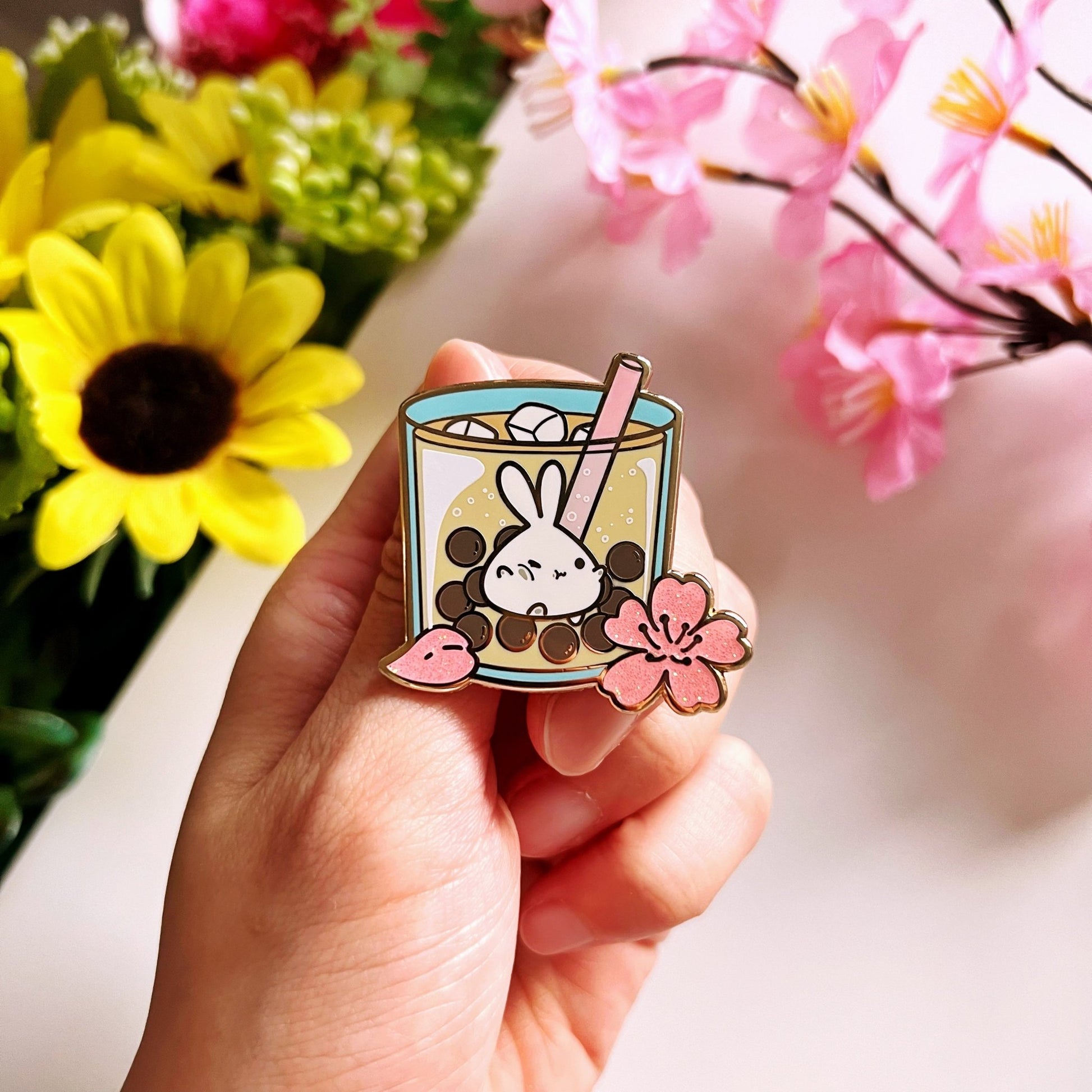 Enamel Pin - Lil' Cup of Boba - SumLilThings