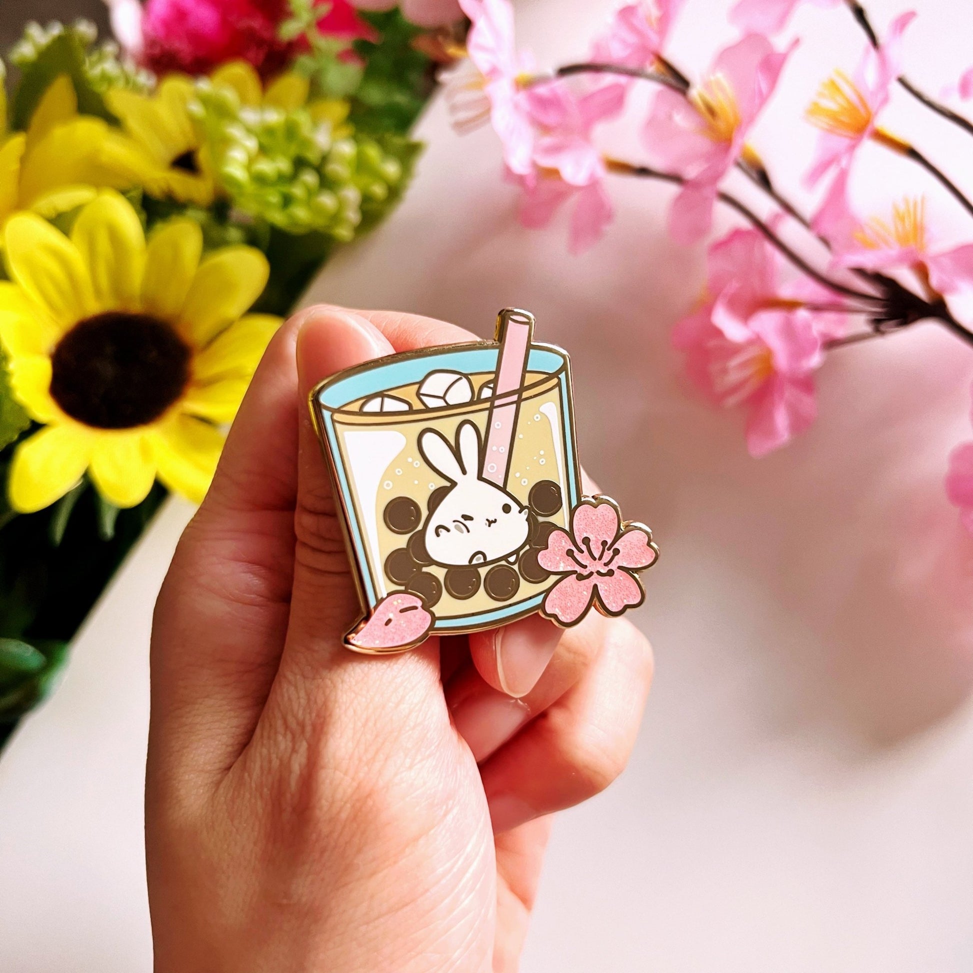 Enamel Pin - Lil' Cup of Boba - SumLilThings