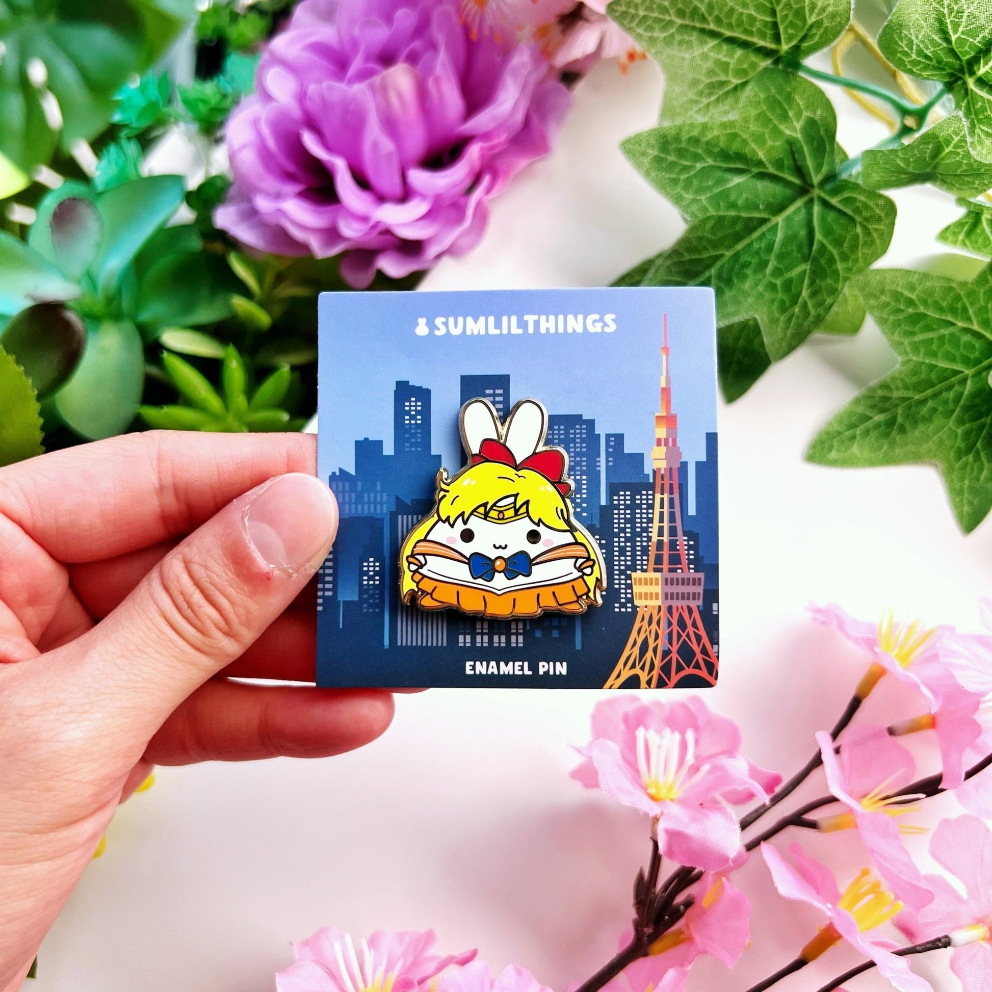 Enamel Pin - Lil' Moon Power Collection (Set of 8) - SumLilThings