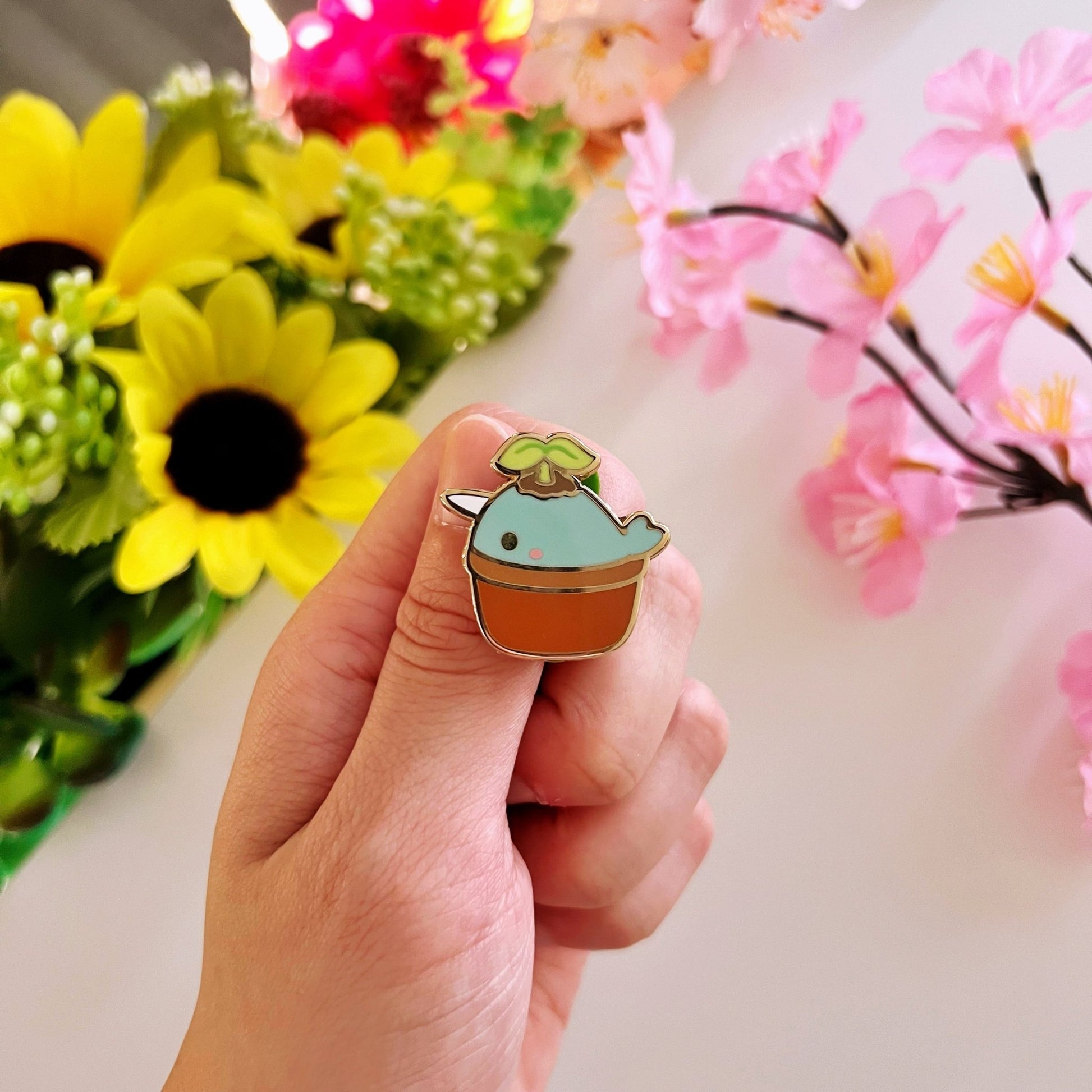 Enamel Pin - Lil' Potted Narnar Plant - SumLilThings