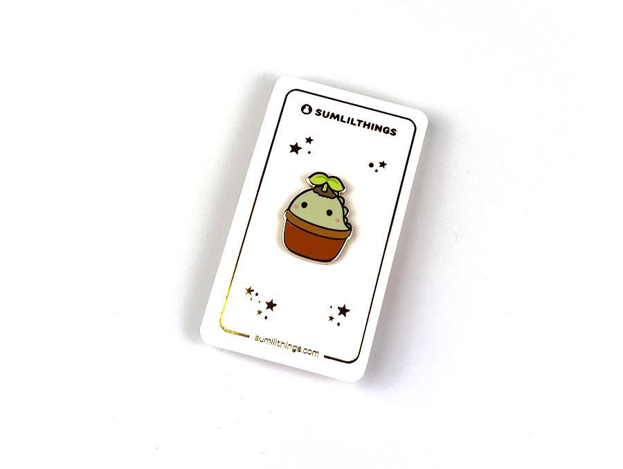 Enamel Pin - Lil' Potted Nohnoh Plant - SumLilThings