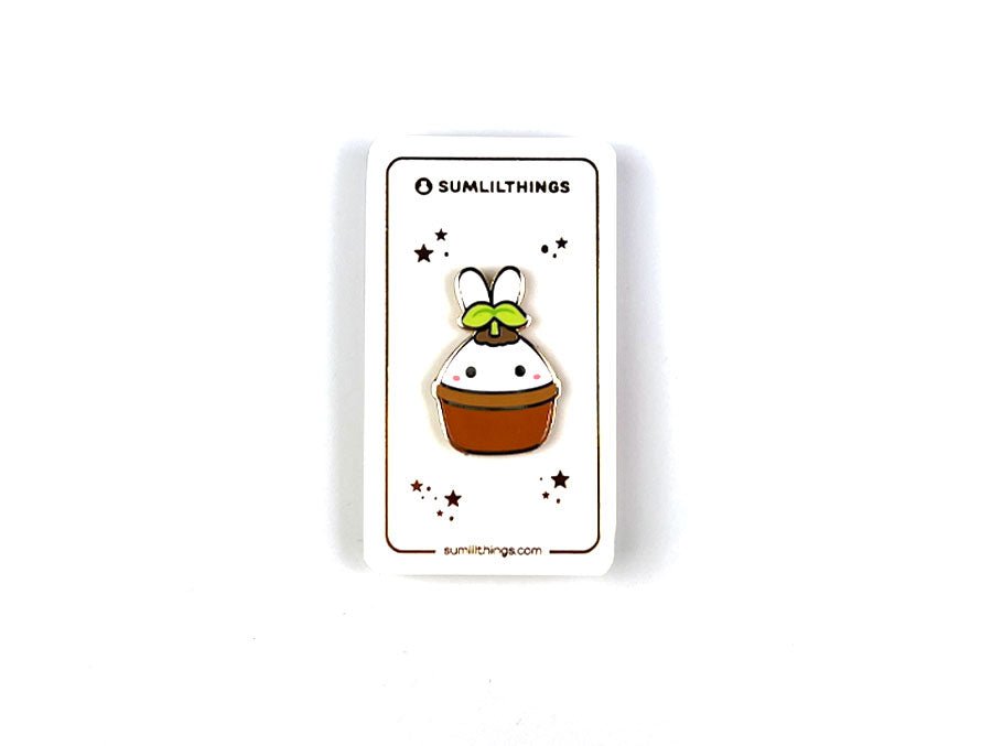 Enamel Pin - Lil&#39; Potted Plant - SumLilThings
