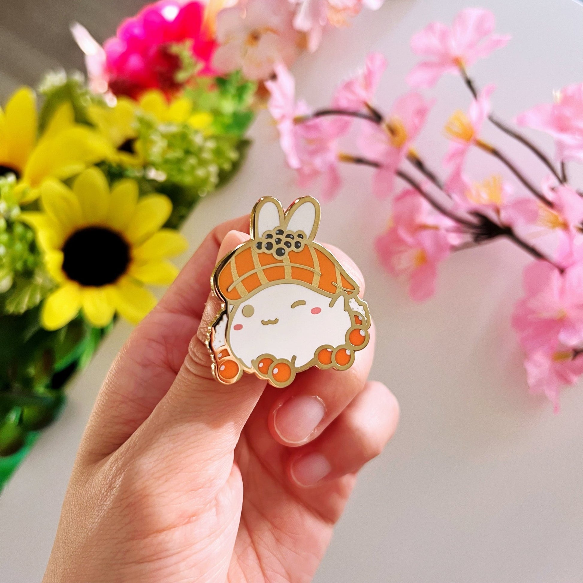 Enamel Pin - Lil' Salmon Sushi - SumLilThings