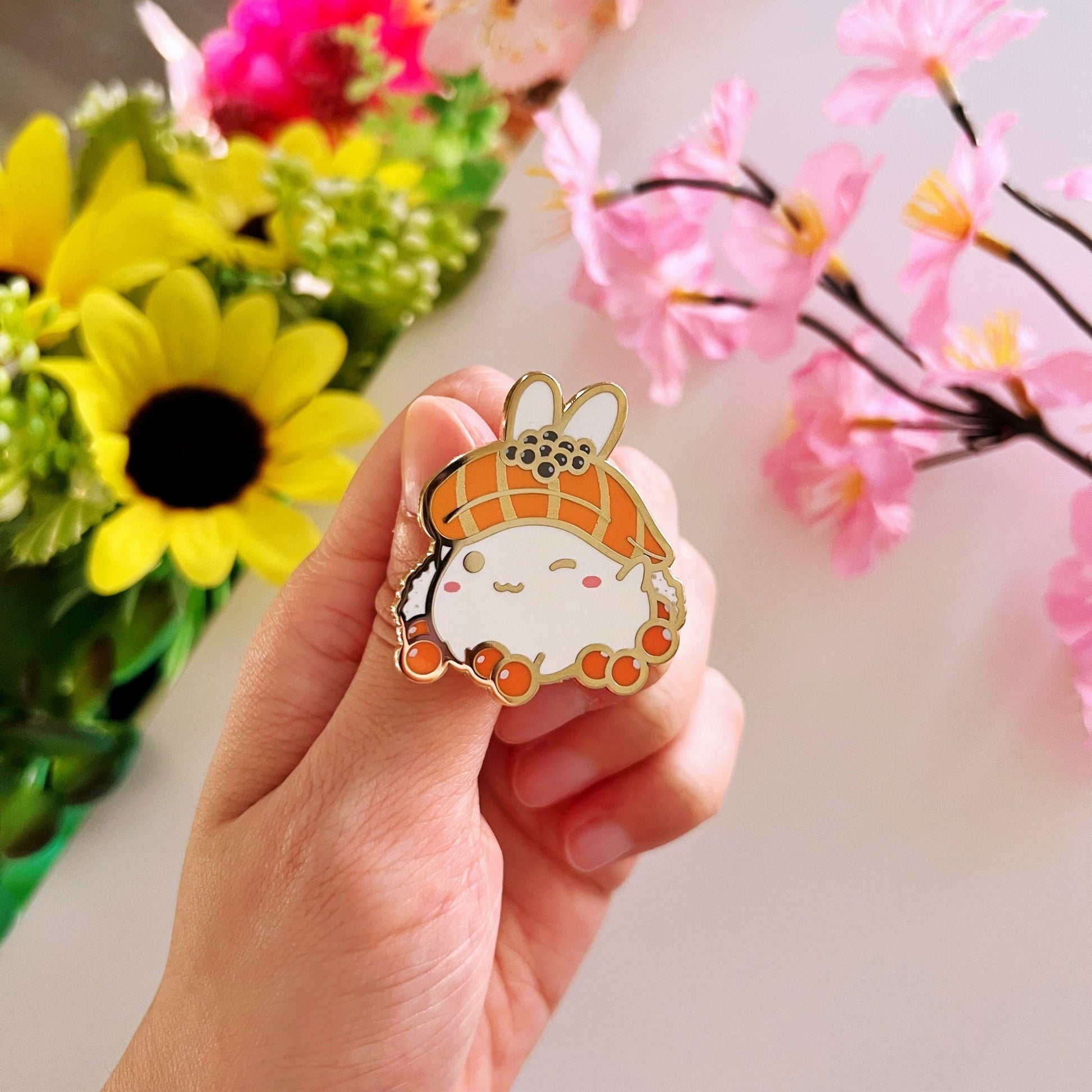 Enamel Pin - Lil' Salmon Sushi - SumLilThings