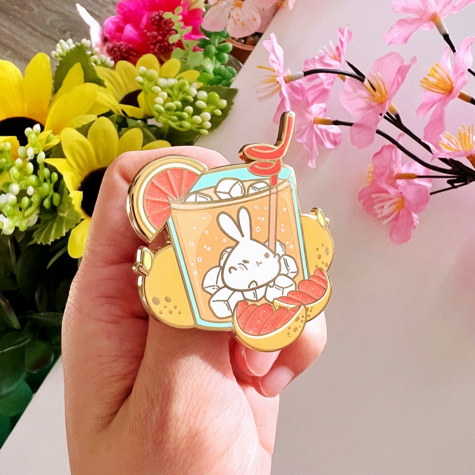 Enamel Pin - Lil' Splash of Orange - SumLilThings