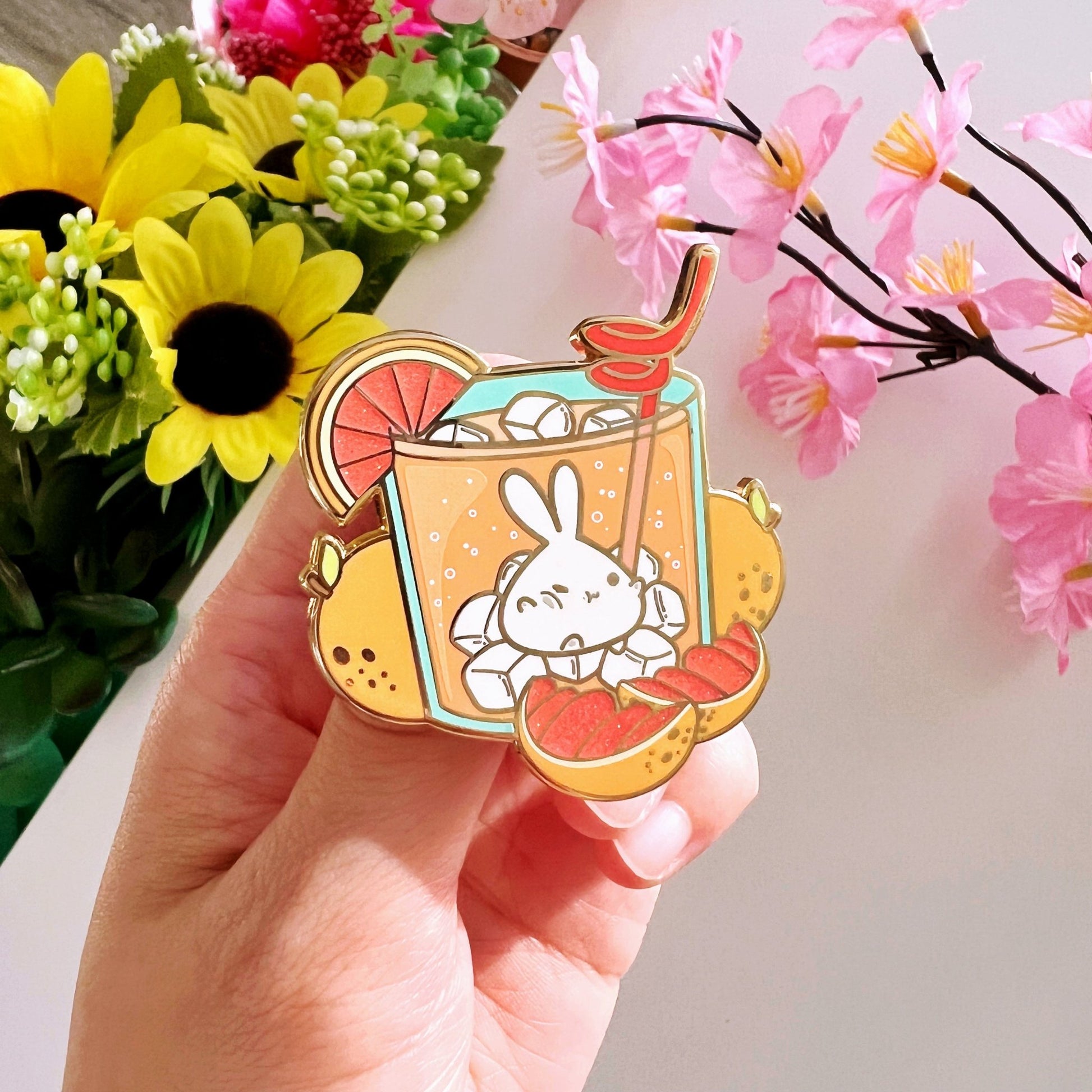 Enamel Pin - Lil' Splash of Orange - SumLilThings