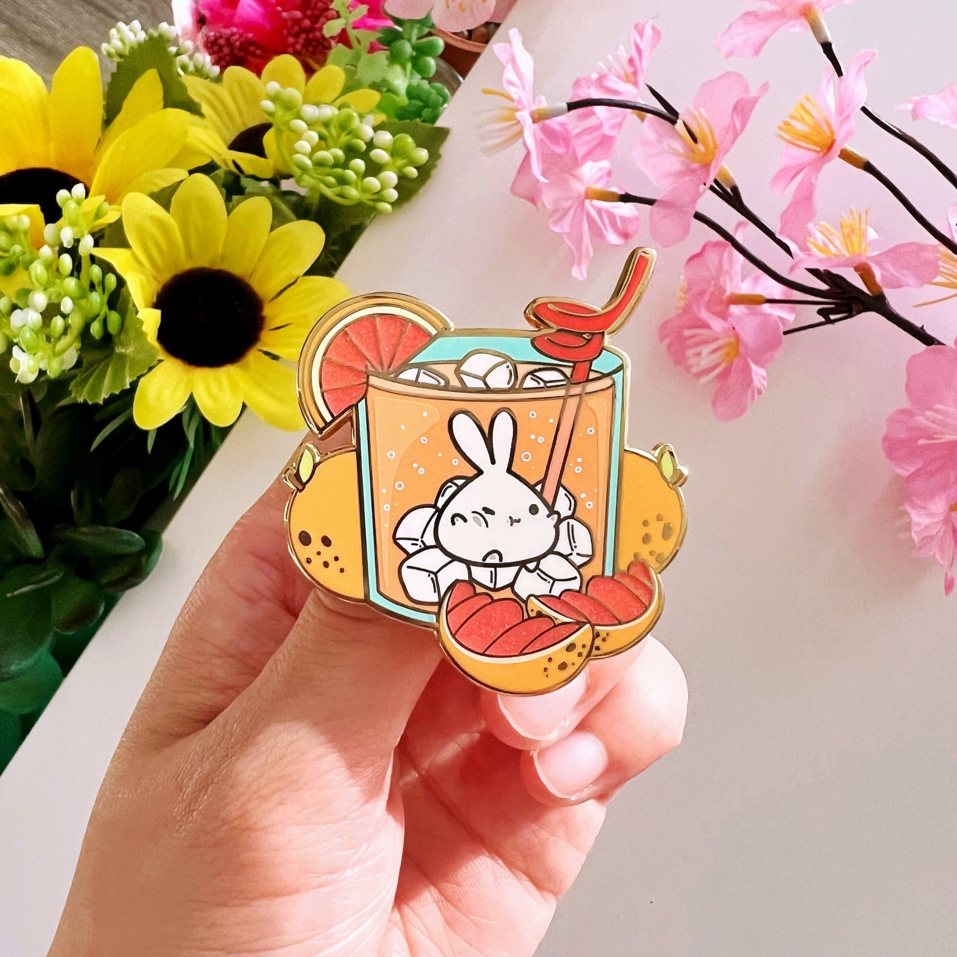 Enamel Pin - Lil' Splash of Orange - SumLilThings