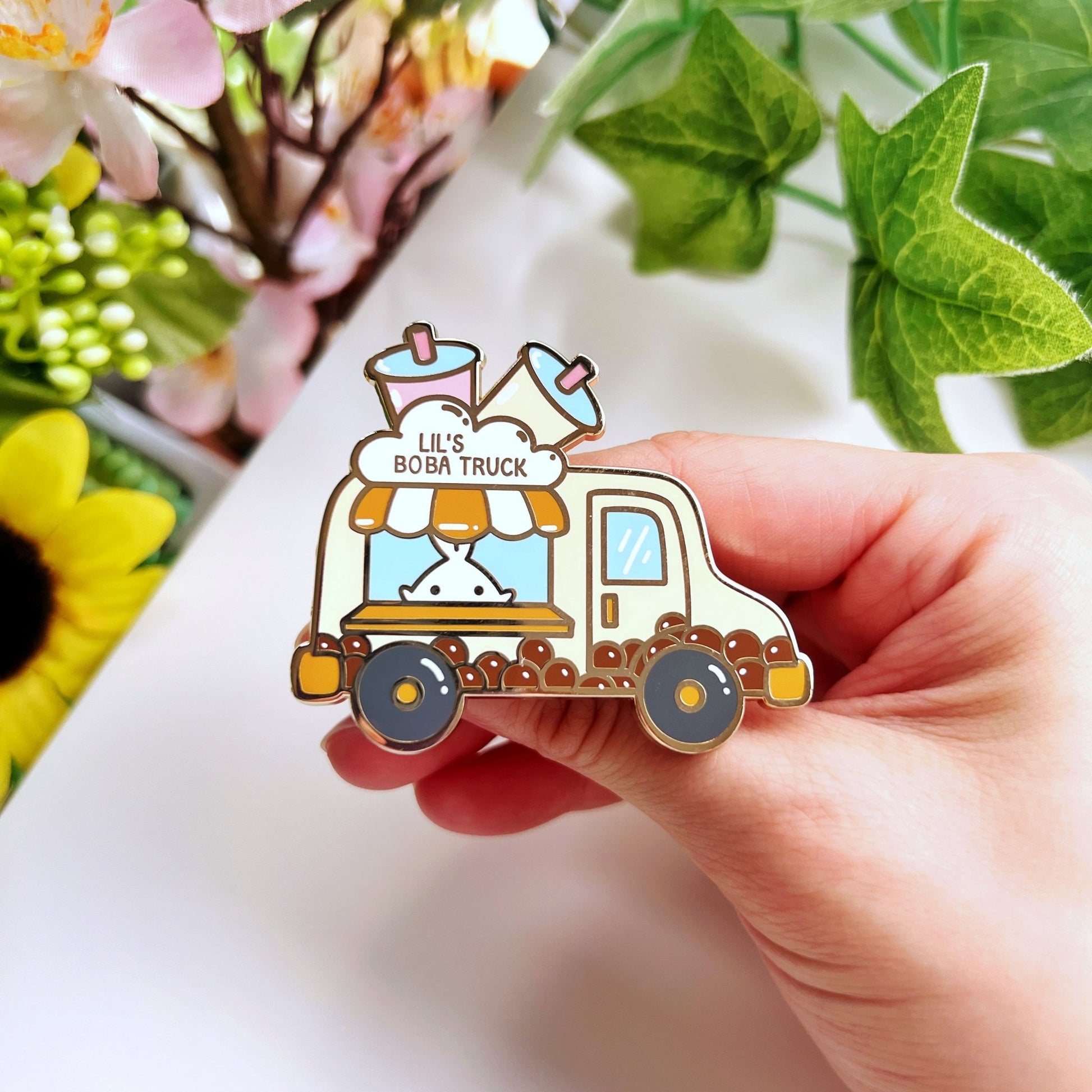 Enamel Pin - Lil's Boba Truck - SumLilThings